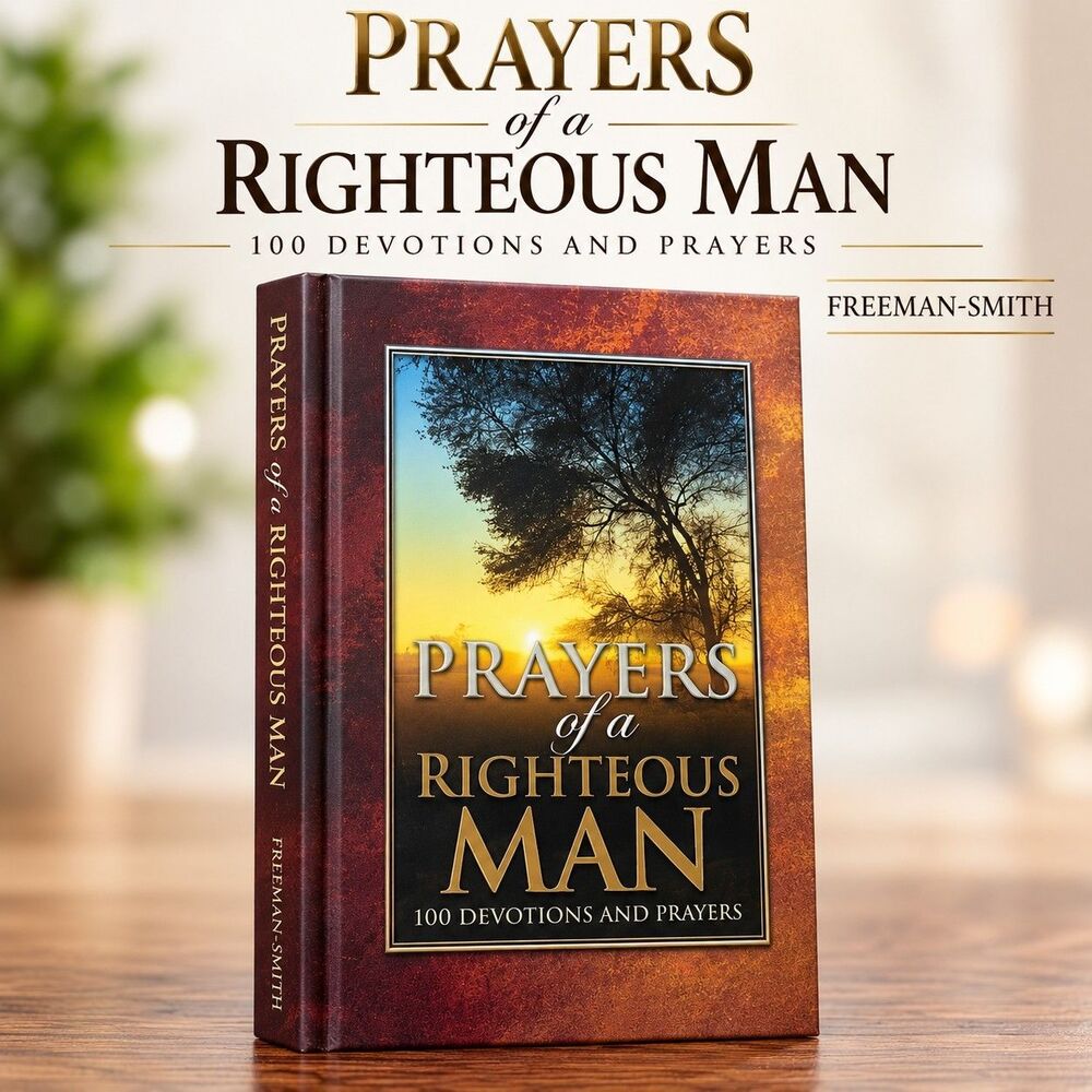 Prayers of a Righteous Man Freeman-Smith 100 Devotions Hardcover Christian